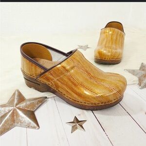 Dansko Professional Clogs 'Golden Honey' Patent Leather